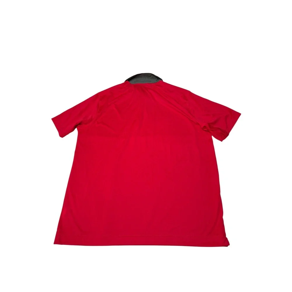 NWT Nike Golf Dri-FIT Polo Shirt Mens XL Red Short Sleeve Performance 597326-694